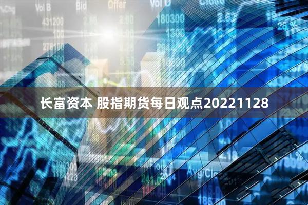 长富资本 股指期货每日观点20221128