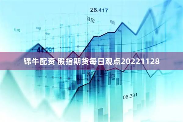 锦牛配资 股指期货每日观点20221128