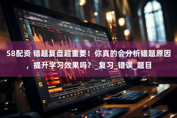58配资 错题复盘超重要！你真的会分析错题原因，提升学习效果吗？_复习_错误_题目